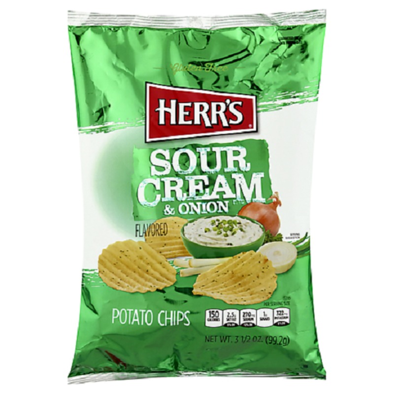 Herr'S Chips Creme et Oignon