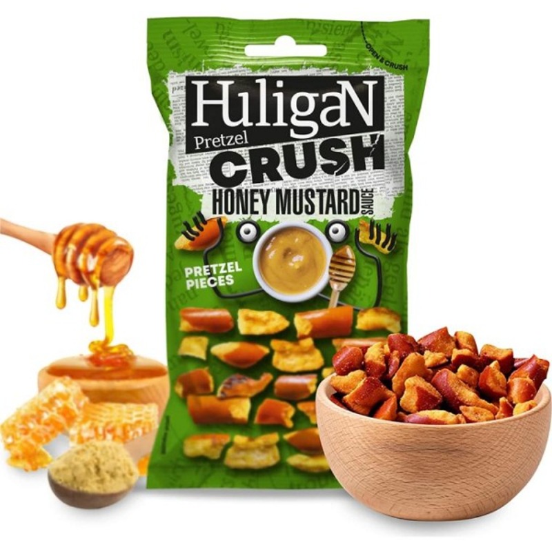 Huligan Pretzel Crush Moutarde Douce Oignon Jasons Pantry big