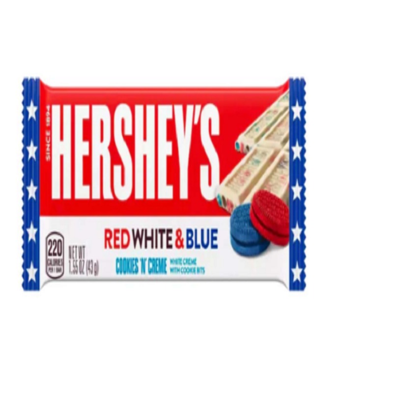 Hershey's Cookies & Cream Red White Blue