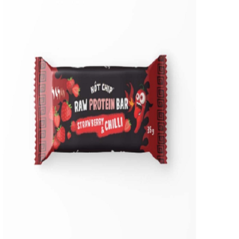 Hot Chip Raw Protein Bar Strawberry & Chilli