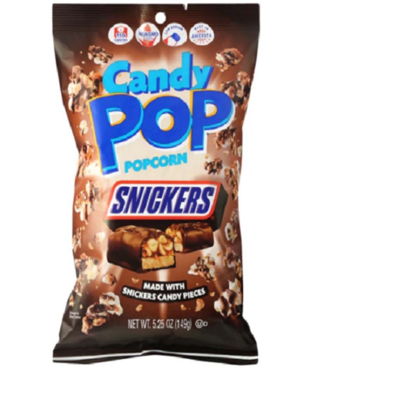 Candy Pop Popcorn Snickers
