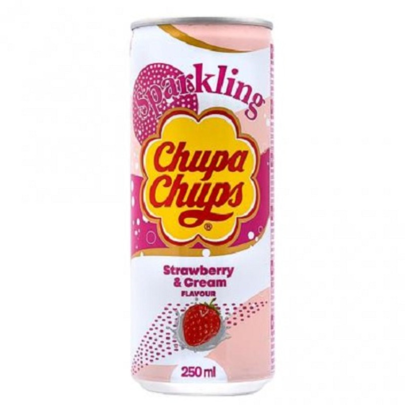 Chupa Chups Sparkling Strawberry 250 ml