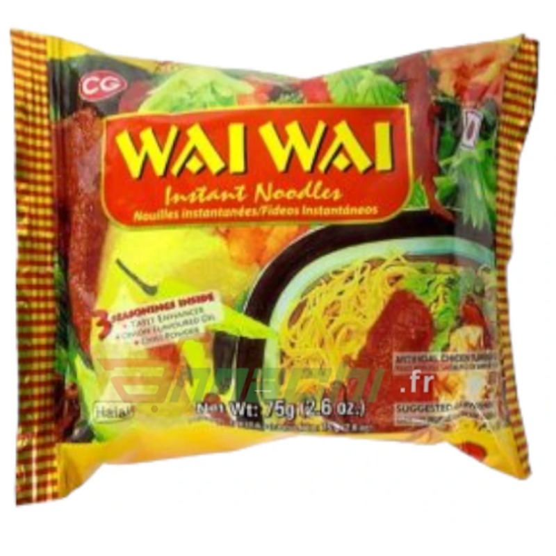 WAI WAI Instant Noodles Poulet – 75g