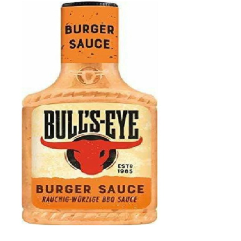 Bull's Eye Sauce Barbecue Burger