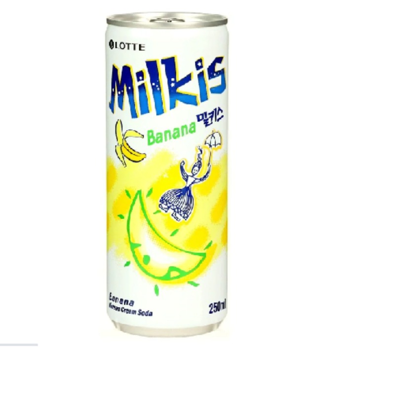 Lotte Milkis Sparkling Banana