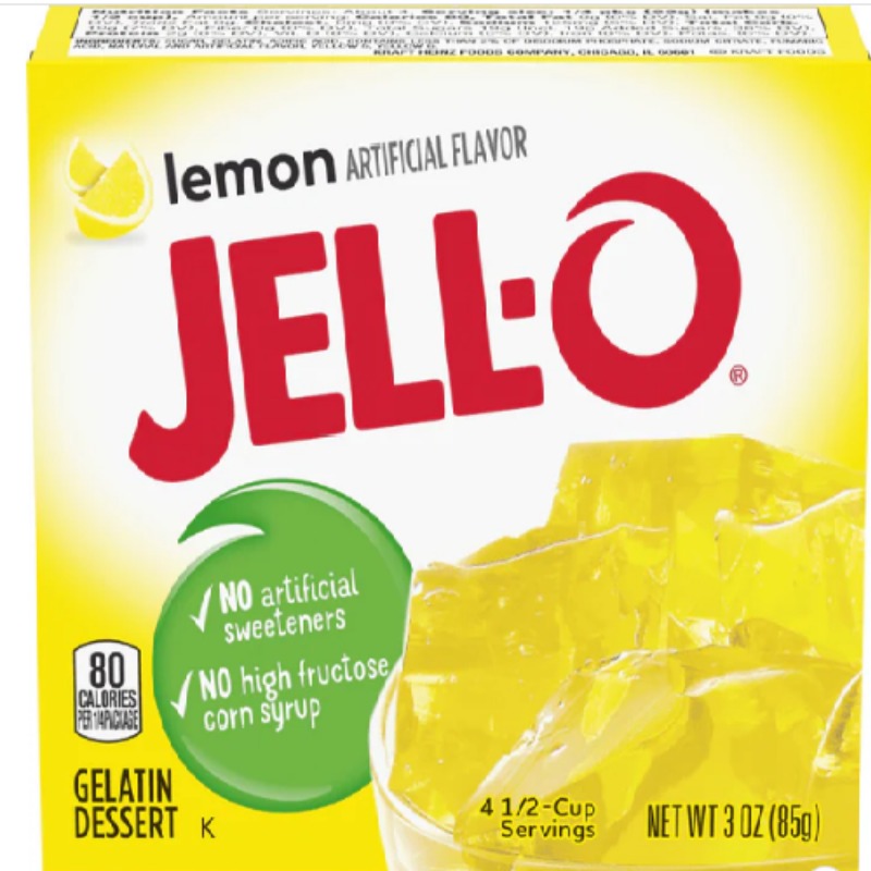 Jell-O Gelatin Lemon