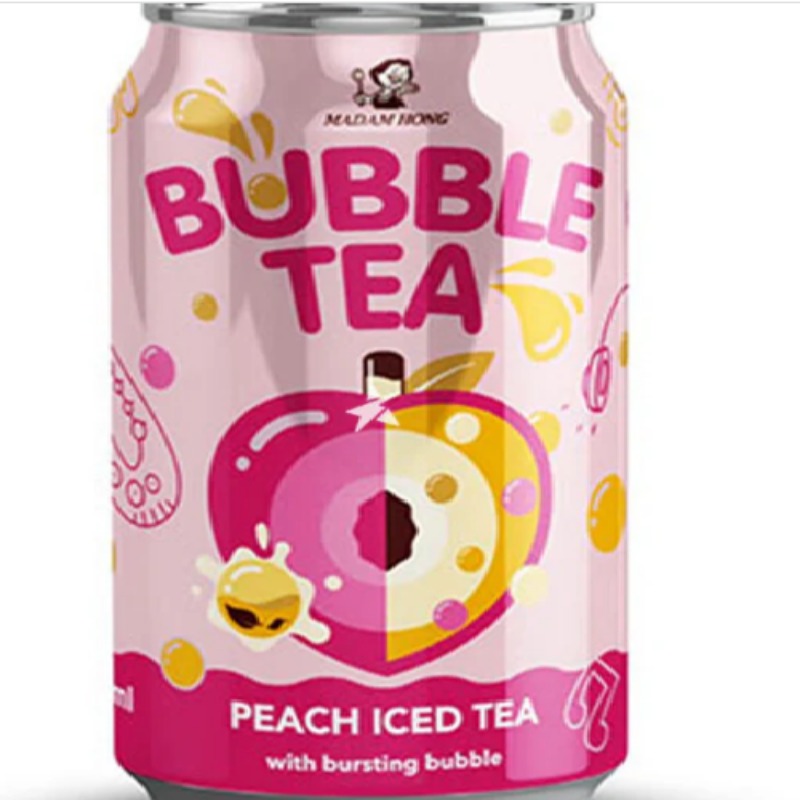 Madam Hong Bubble Tea Iced Tea Peach