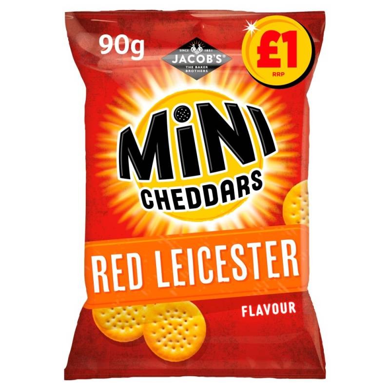 Jacob's Mini Cheddars Red Leicester Snacks