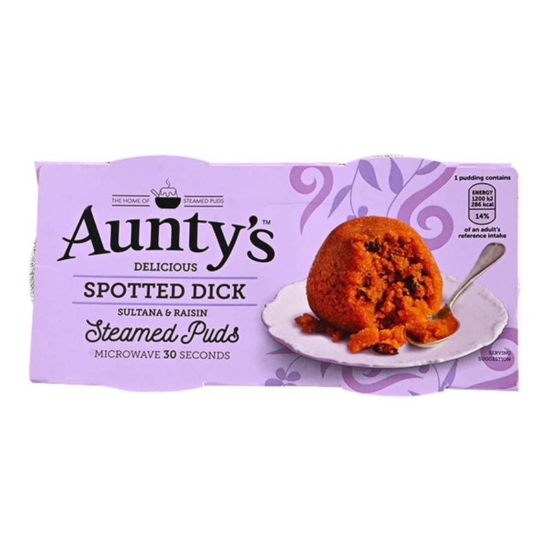 Pudding Spotted Dick Aunty's