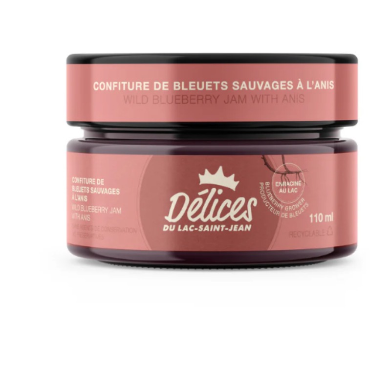 Confiture de Bleuets Sauvages et Anis – Délices du Lac Saint-Jean