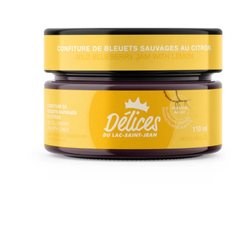 Confiture de Bleuets Sauvages et Citron – Délices du Lac Saint-Jean