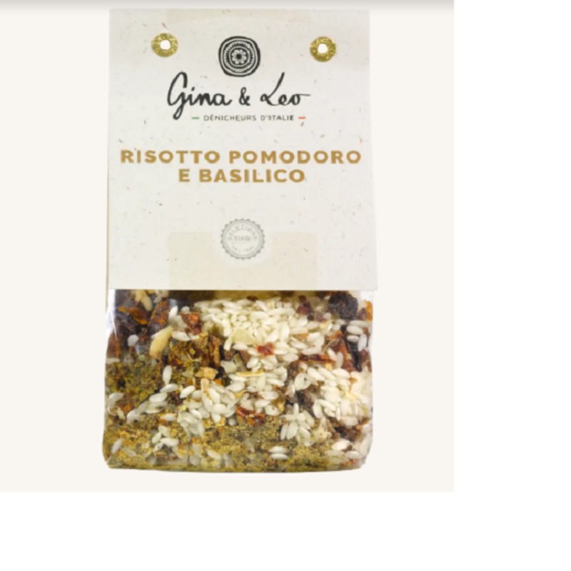Risotto Tomate & Basilic 250 g | Gina & Leo
